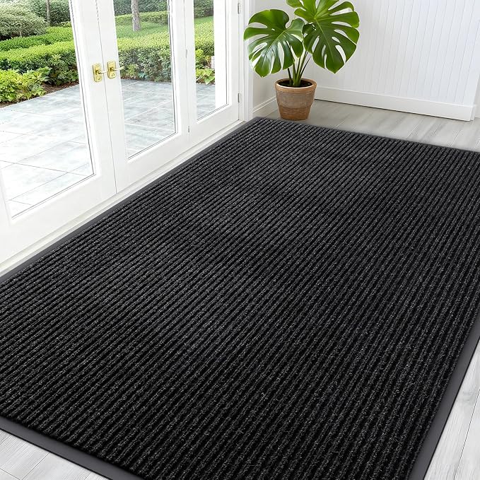 OLANLY Front Door Mat Indoor Outdoor Entrance, Waterproof Heavy Duty Doormat