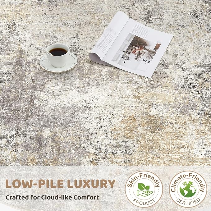 UERMEI 4x6 Area Rug Living Room Rugs