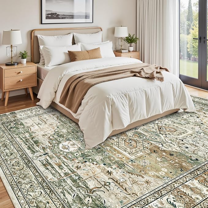 Soalmost Washable Area Rug 8x10, Large Soft Rugs