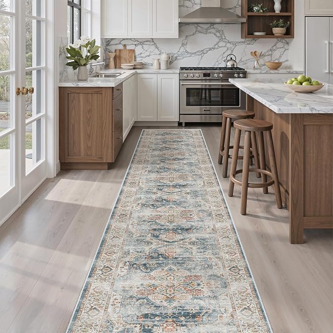 Madane Hallway Runner Rug 2x12, Extra Long Washable Runner Rugs