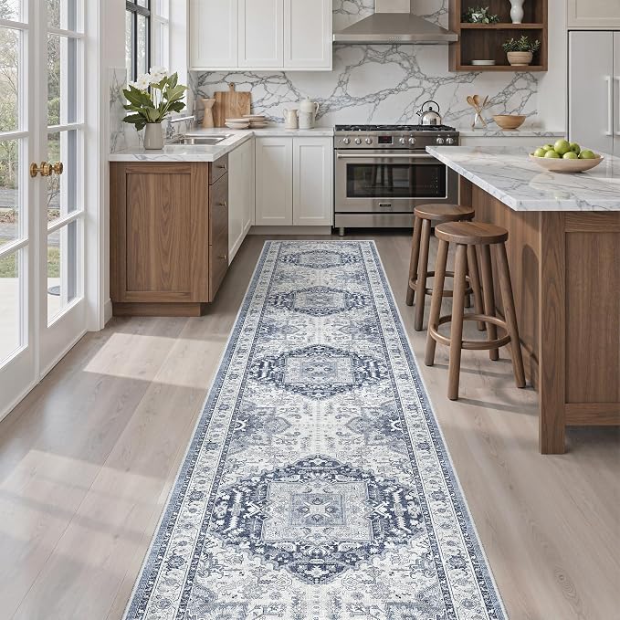 Madane Hallway Washable Runner Rug