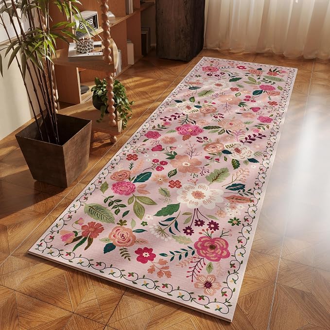 Rugcomf Runner Rug for Hallways Kitchen Rug Non Slip 2'x 6' Washable Rugs