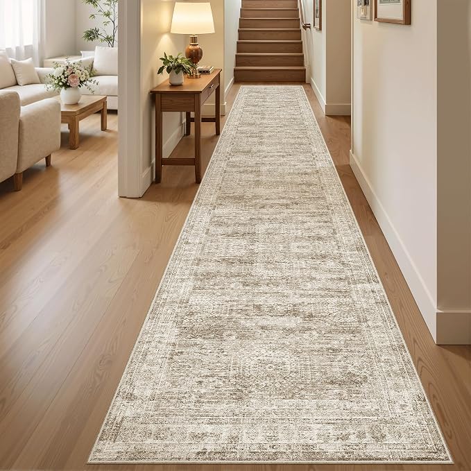 Soalmost Runner Rug 2'x10' Washable Non-Slip Runner Rugs