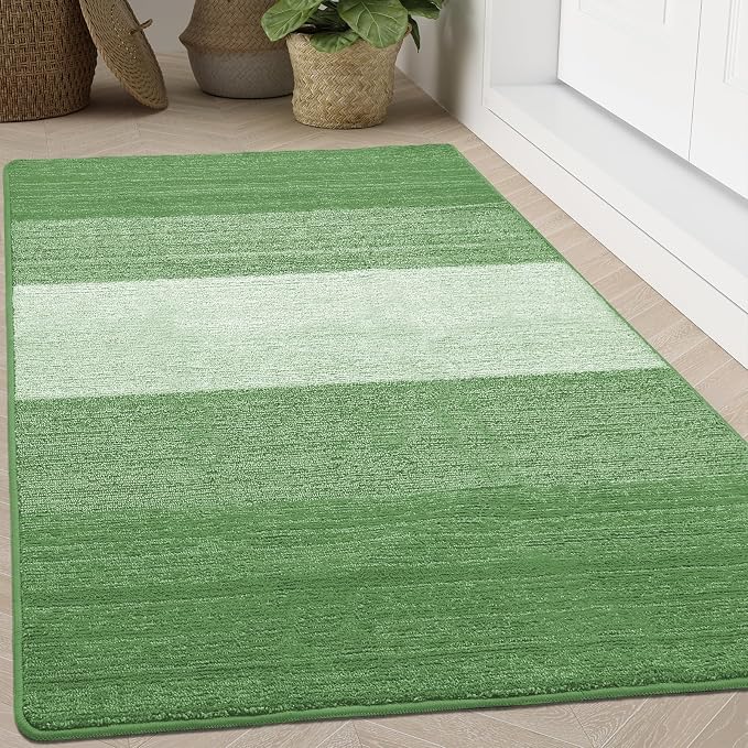 Kitinjoy Indoor Outdoor Door Mat, 71x47 Non-Slip Absorbent Dirt Trapper