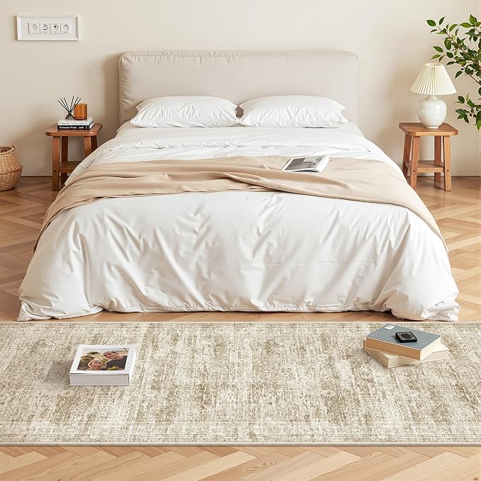 2x5 Rug Runner Washable for Entryway, Soft Bathroom Rugs