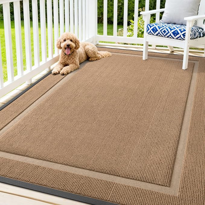 OLANLY Front Door Mat Indoor Outdoor Entrance, Waterproof All-Season,