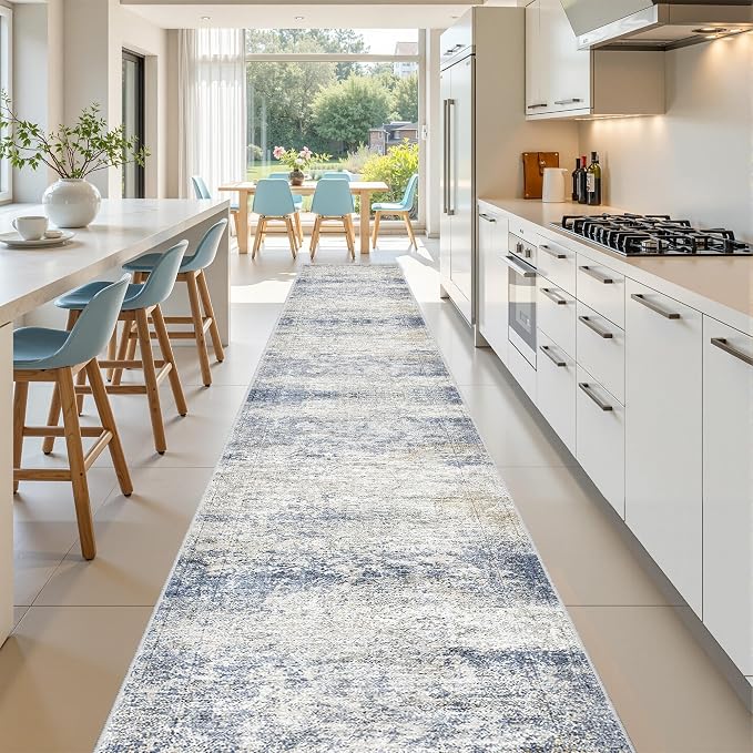 Washable Runner Rug 2.5x14, Non-Slip Long Hallway Runner