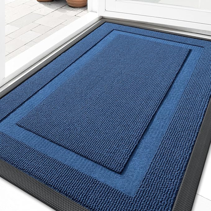 OLANLY Front Door Mat Indoor Outdoor Entrance, Waterproof All-Season,