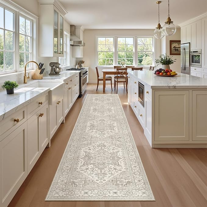 Madane Runner Rugs for Hallway 2x10 Long Washable Non-Slip Hallway Runner Rug