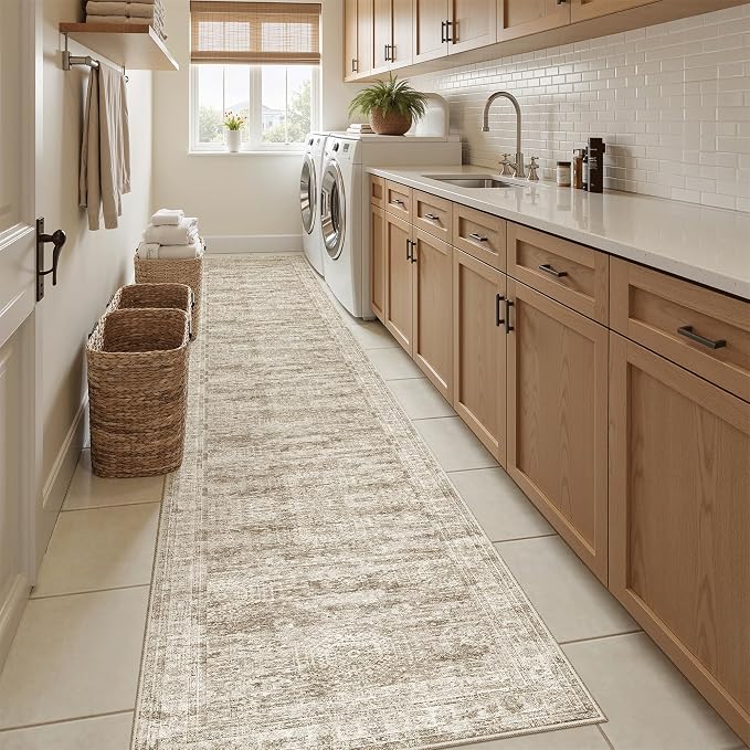 Soalmost Runner Rug 2'x10' Washable Non-Slip Runner Rugs