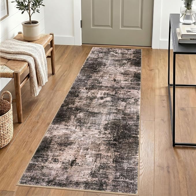 IOHOUZE Abstract Runner Rug 2x6 Ft Washable Runners