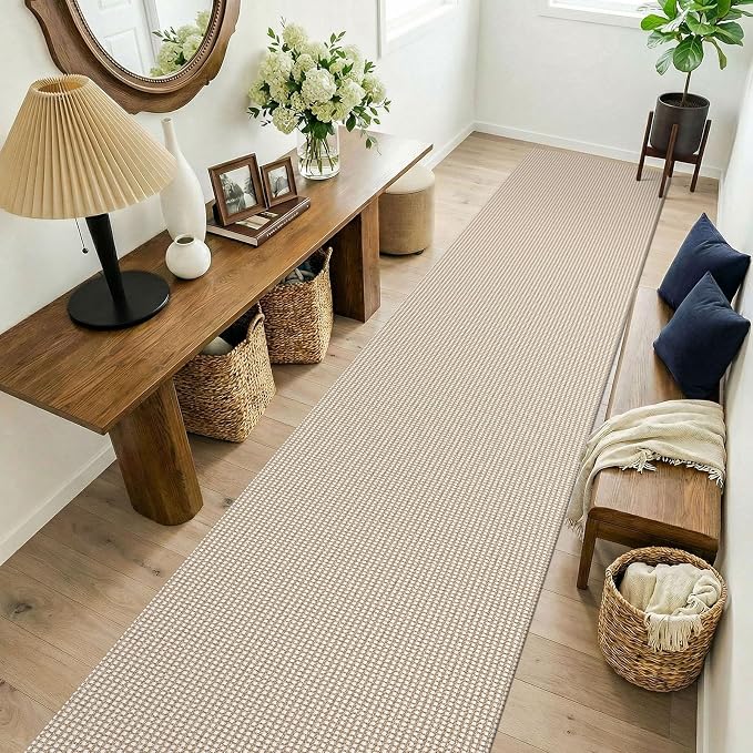 KOZYFLY Cotton 2.5'x14' Runners Rugs