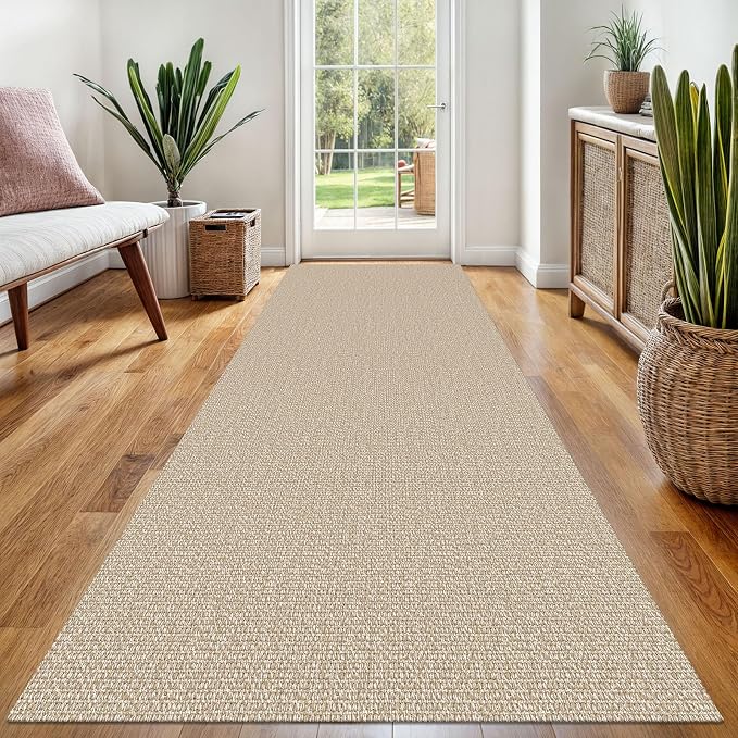 EARTHALL Washable Runner Rug 3x8 Ft Non Slip Runners