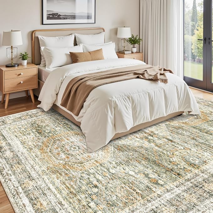 Soalmost Washable Area Rug 8x10, Large Soft Rugs