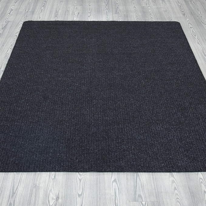Ottomanson 5' x 6'6" Mud Mat Area Rug Scraper Carpet