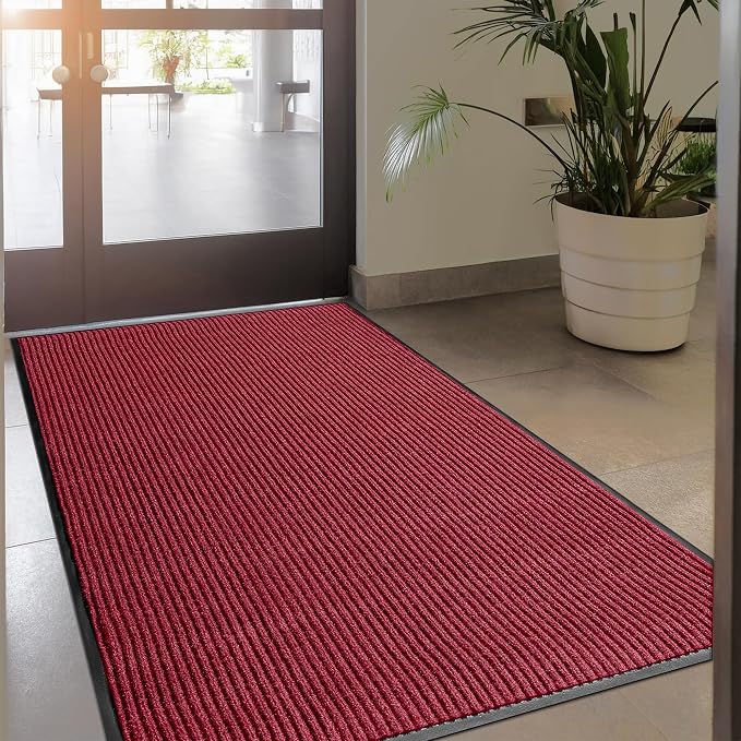 MaxMat® Extra Large Commercial Door Mat, Rubber Border Heavy Duty Door Mat