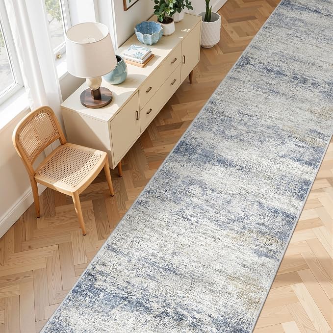 Washable Runner Rug 2.5x14, Non-Slip Long Hallway Runner