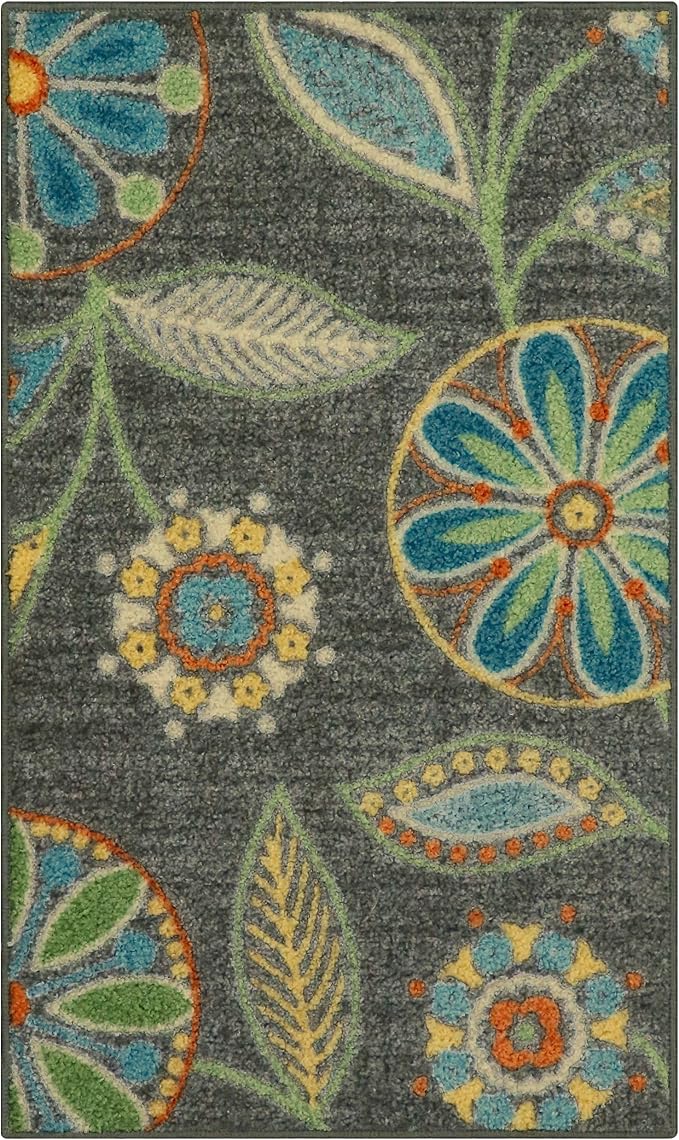Maples Rugs Reggie Floral Kitchen Rug
