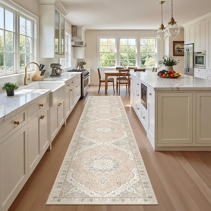 Madane Hallway Runner Rug 2x12, Extra Long Washable Runner Rugs