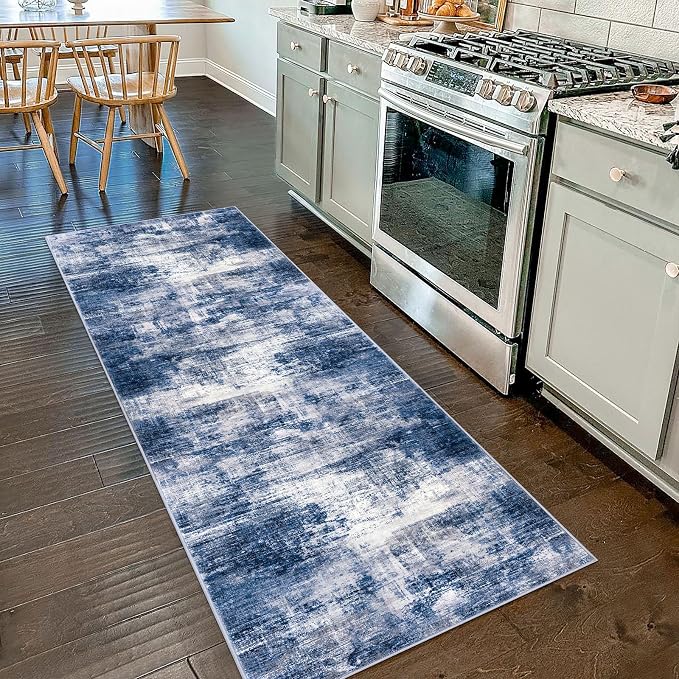 IOHOUZE Abstract Runner Rug 2x7 Ft Washable Runners
