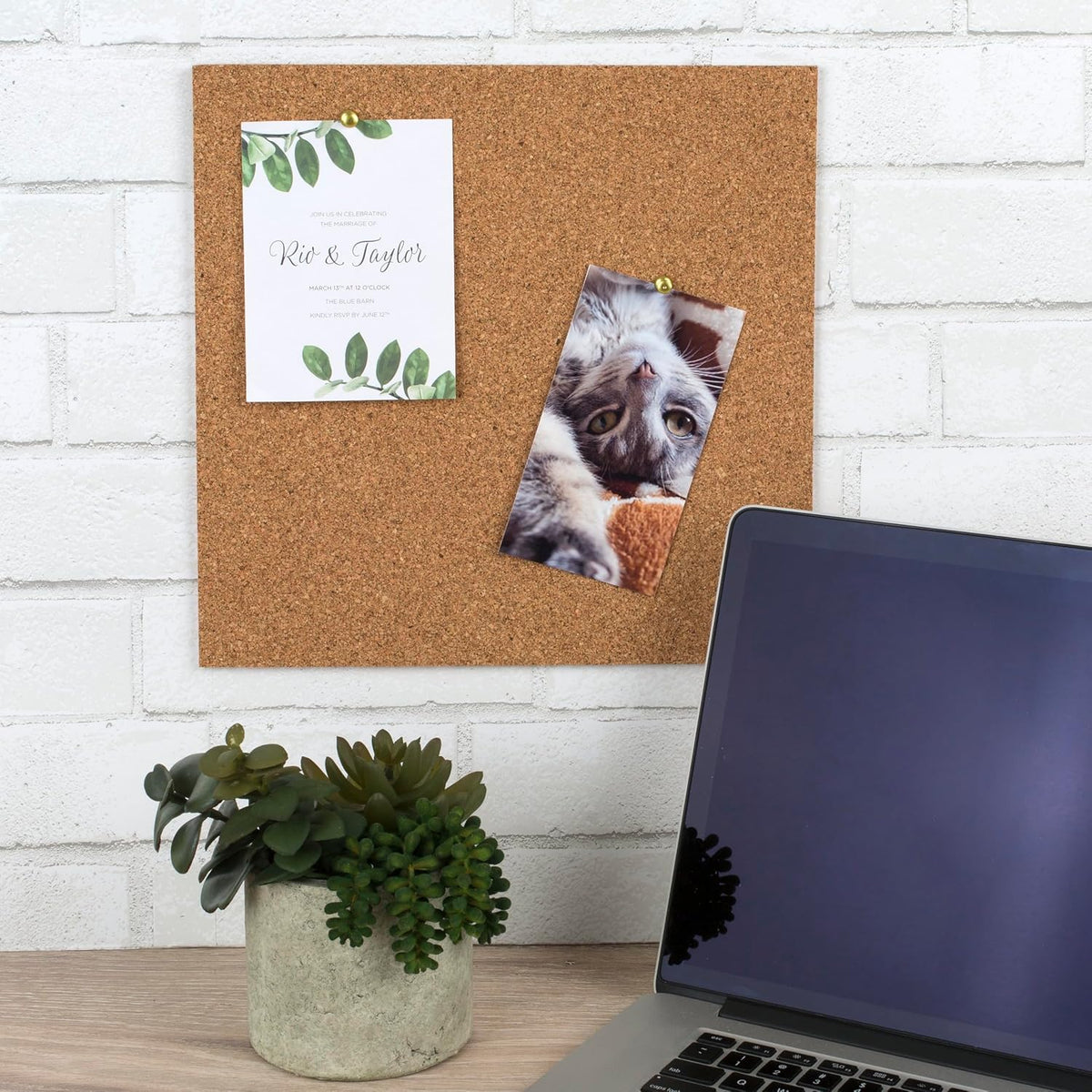 Quartet Cork Tiles, Bulletin Board Cork Panels 12" x 12" x 3/16", Natural, 8 Count (108) 12" x 12" (Pack of 10)