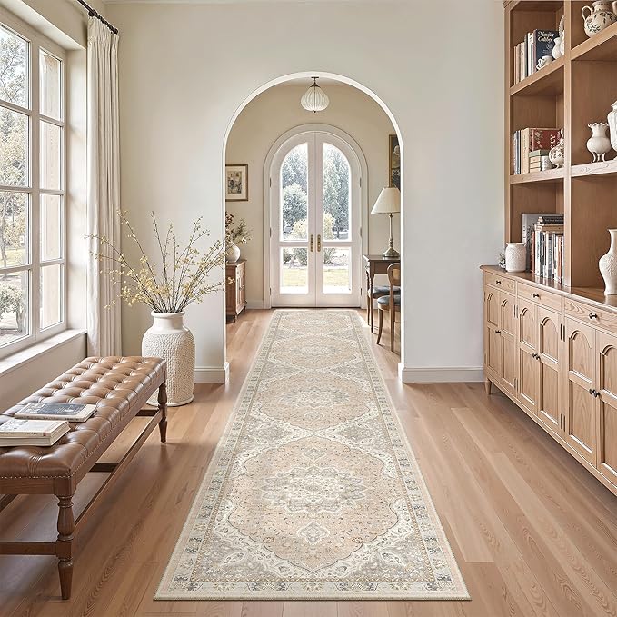 Madane Hallway Runner Rug 2x12, Extra Long Washable Runner Rugs