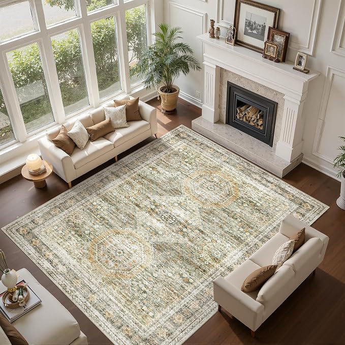 Soalmost Washable Area Rug 8x10, Large Soft Rugs