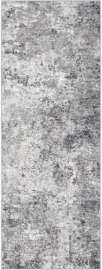 UERMEI 2x6 Washable Runner Rug for Hallway, Non Slip Low Pile Kitchen Carpet