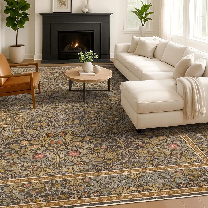 Washable 10x14 Living Room Rug