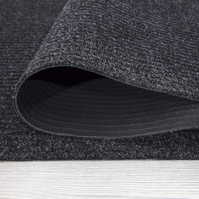 Ottomanson 5' x 6'6" Mud Mat Area Rug Scraper Carpet