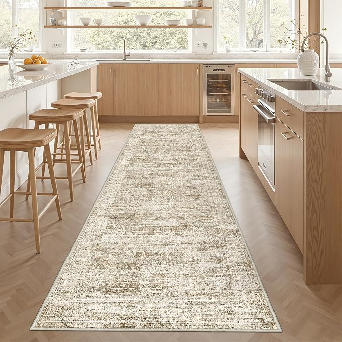 3x10 Runner Rug Non Slip Washable