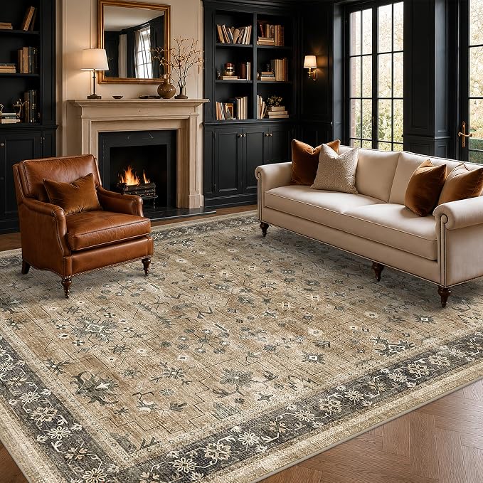 Hazo Haus Vintage Desert 5x8 Living Room Area Rug