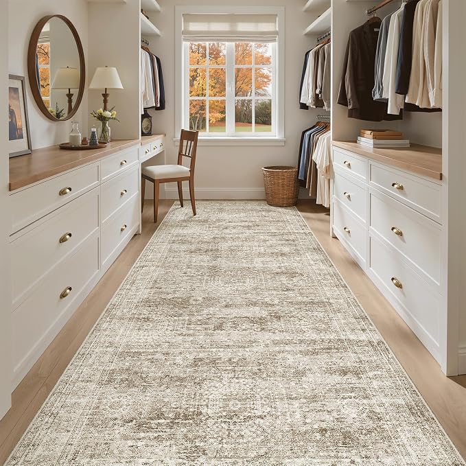 Soalmost 4x10 Wide Hallway Runner Rug: Washable Soft Rug Runners