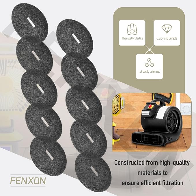 10-Pack Replacement Filters Compatible