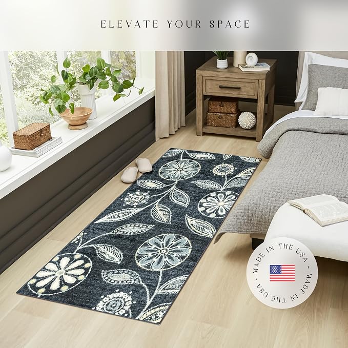 Maples Rugs Reggie Floral Runner Rug