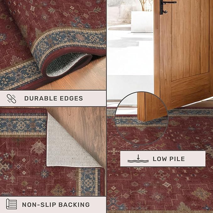 Washable 3x8 Entry Way Rugs Indoor