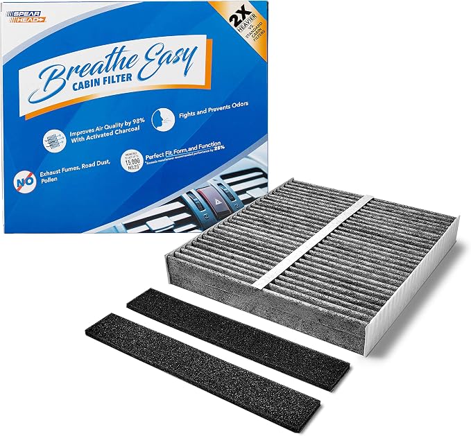 Spearhead Odor Defense Breathe Easy Cabin Filter | Fits Altima, Eclipse Cross