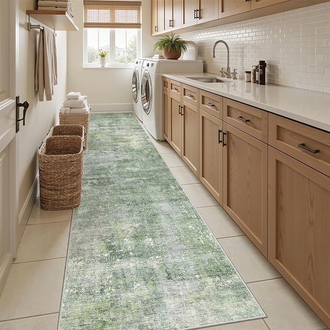 Soalmost Runner Rug 2x10 Washable Non-Slip Hallway Runner Rugs