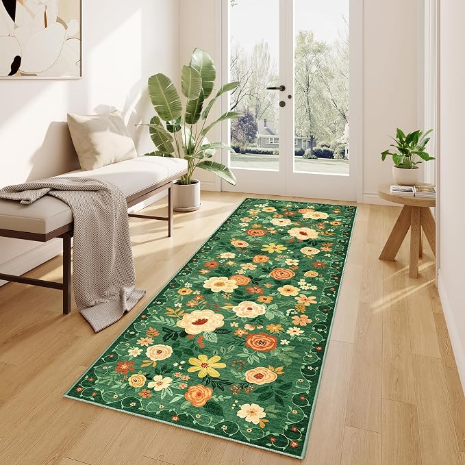 DUKINO Runner Rug, 2.6x8 Kitchen Rug