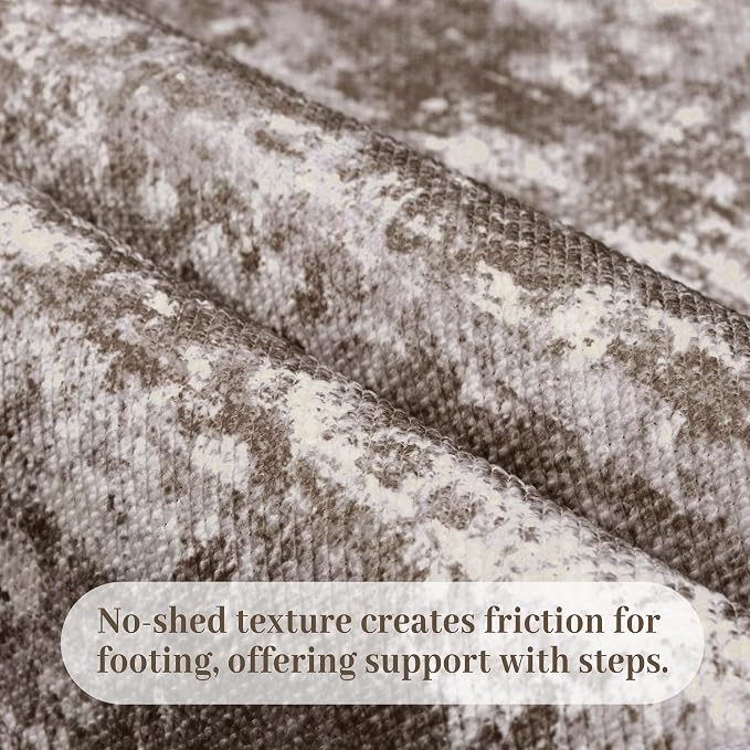 Runners for Hallways Ultra Non-Slip 2x4 Washable Kitchen Rug Abstract Tear and