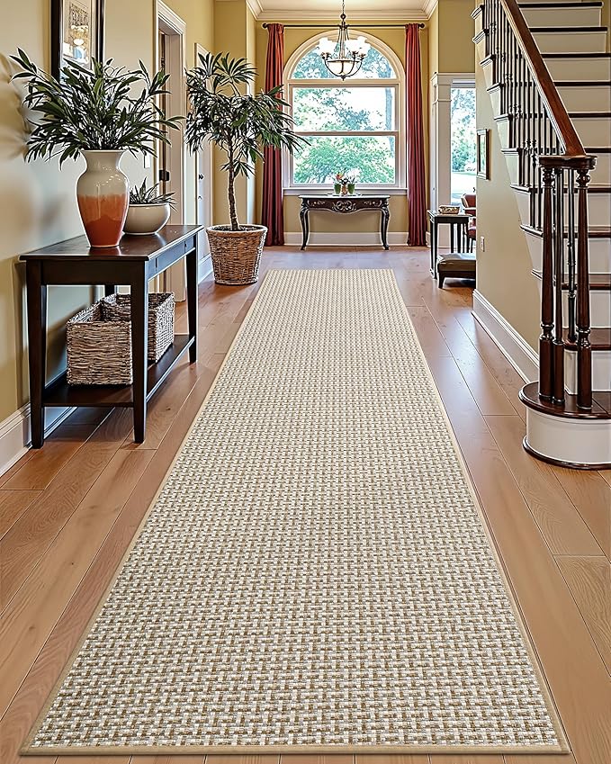 DEXI Hallway Runner Rug 2'x7', Non Slip Rubber Backed Runners Carpet, Ultra