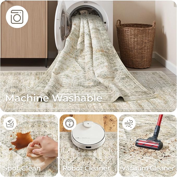 Washable Runner Rugs for Bedroom