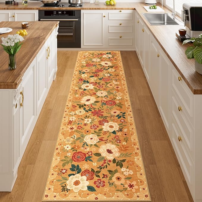 DUKINO 2x8 Runner Rug for Hallway, Washable Kitchen Runner Rug