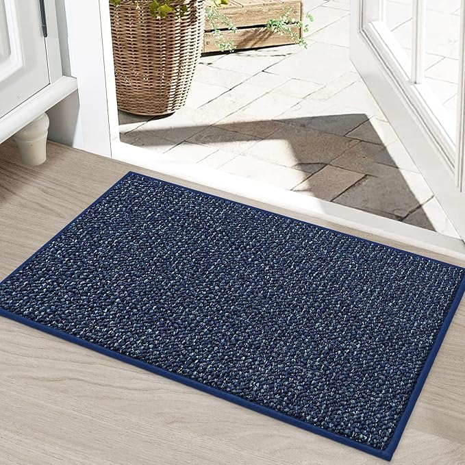 BEQHAUSE Dirt Trapper Door Mat 20" x 32", Non-Slip Washable Doormats Entrance