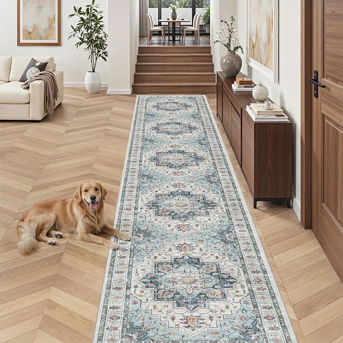 Madane Hallway Runner Rug 2'6''x16' Kitchen Runner