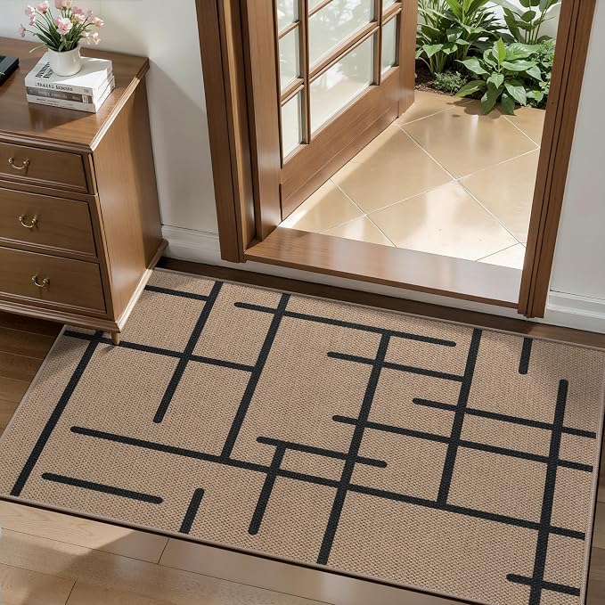 Tangsoo Modern Easy Jute Rug 2x4 Small Rugs