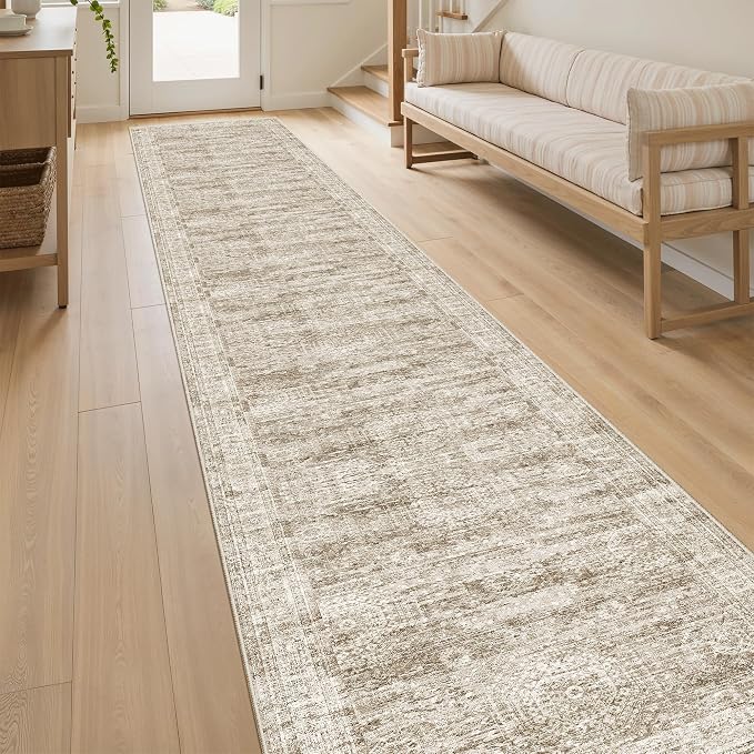 Soalmost Runner Rug 2'x10' Washable Non-Slip Runner Rugs